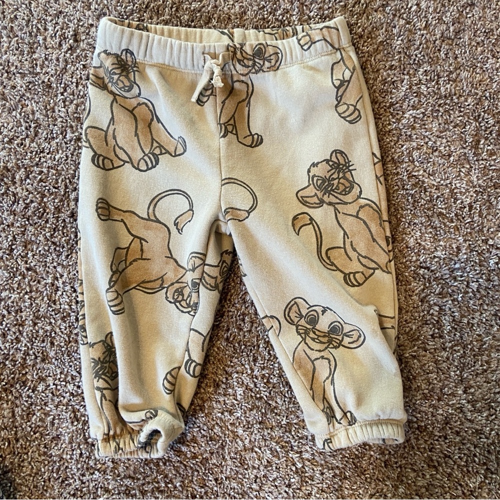 💝5/$20 H&M Disney The Lion King Simba Sweatpants Joggers